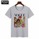 Women 2019 Summer Graphic Tee Shirt Femme Funny Princess Vogue Harajuku T Shirt Korean Tops Kawaii Streetwear Camiseta Mujer