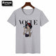 Women 2019 Summer Graphic Tee Shirt Femme Funny Princess Vogue Harajuku T Shirt Korean Tops Kawaii Streetwear Camiseta Mujer