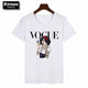 Women 2019 Summer Graphic Tee Shirt Femme Funny Princess Vogue Harajuku T Shirt Korean Tops Kawaii Streetwear Camiseta Mujer
