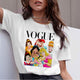 Women 2019 Summer Graphic Tee Shirt Femme Funny Princess Vogue Harajuku T Shirt Korean Tops Kawaii Streetwear Camiseta Mujer