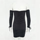 Women Autumn Winter Bandage Dress Women 2019 Sexy Off Shoulder Long Sleeve Slim Elastic Bodycon Party Dresses Vestidos