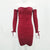 Women Autumn Winter Bandage Dress Women 2019 Sexy Off Shoulder Long Sleeve Slim Elastic Bodycon Party Dresses Vestidos