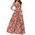 Women Autumn printing party dress 2019 Popular sleeveless square collar long vestidos De Festa Women Elegant Maxi Dresses