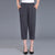 Women Capris Pants Female Summer 2019 Women's High Waist Pants Black Woman Candy Color Straight Calf-Length Pants Plus Size 4XL