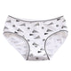 Women Cartoon Print Briefs Ladies Seamless Panties Lingerie Mid Waist Soft Cotton Briefs Panties Underwear Pants Intimate Wear