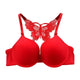Women Fashion Underwear Lace Bralette Bras Adjustable Push up Lingerie Butterfly Back Seamless Racerback Bra Girls