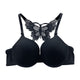 Women Fashion Underwear Lace Bralette Bras Adjustable Push up Lingerie Butterfly Back Seamless Racerback Bra Girls