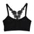 Women Fitness Butterfly Racerback No Rims Bras Stretch Racerback Seamless Padded Tank Top Vest Bra Crop Tops