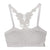 Women Fitness Butterfly Racerback No Rims Bras Stretch Racerback Seamless Padded Tank Top Vest Bra Crop Tops