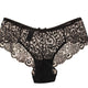 Women Full Lace Panties Mid Waist Panties Woman High-Crotch Transparent Floral Bow Soft Briefs Lace Underwear Hit T8