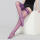 Women Ladies Sexy Lace Top Sheer Stay Up Thigh High Stockings Pantyhose White Black Red 5colors