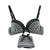 Women Ladies Striped Wire Free Bra + Panties Briefs Underwear Lingerie Set