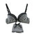 Women Ladies Striped Wire Free Bra + Panties Briefs Underwear Lingerie Set
