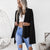 Women Long Poncho Sleeveless Open Stitch V-Neck Cape Coat Jacket Blazer Suit Shawl Plus Cloak Cardigan Fashion Casual Outwear