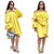 Women Off Shoulder Sexy Day Dress Autumn Ruflle Flare Sleeve Slash-Neck Casual Fall Dresses Loose Party Club Mini Shift Dress