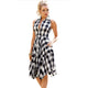Women Plaid Dress Fashion Ladies Female Women Button Sleeveless Autumn Spring Holiday Retro Sports Elegance Clothing Dresses