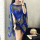 Women Scarf Shawl Poncho Printed Sunscreen Scarf Sun Protection Female Beach Shawl Bikini Cover Soft Comfortable #125