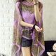 Women Scarf Shawl Poncho Printed Sunscreen Scarf Sun Protection Female Beach Shawl Bikini Cover Soft Comfortable #125