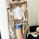 Women Scarf Shawl Poncho Printed Sunscreen Scarf Sun Protection Female Beach Shawl Bikini Cover Soft Comfortable #125