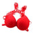 Women Seamless Bra Front Closure Sexy Lace Racer Back Smooth Surface Push Up Underwear Lingerie