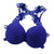 Women Seamless Bra Front Closure Sexy Lace Racer Back Smooth Surface Push Up Underwear Lingerie