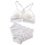 Women Seamless Embroidery Bra Set Sexy Lace Bra Sets Wireless Underwear Lingerie Set