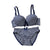 Women Seamless Stripes Bra Sets Thin Push Up Adjustable Padded Brassiere Lingerie Underwear +Brief Sets 3 Colors