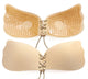 Women Self Adhesive Strapless Bandage Blackless Solid Bra Sticky Gel Silicone Push Up Women's Underwear Invisible Bra Plus Size