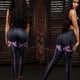 Women Sexy Bow Printed Fitness Leggings High Waist Push Up Legging Activewear Workout Black Leggings Stretch Leggins