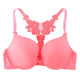 Women Sexy Front Closure Lace Bras Racer Back Push Up Seamless Bra Intimates 32 34 36 Full B Cups