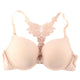Women Sexy Front Closure Lace Bras Racer Back Push Up Seamless Bra Intimates 32 34 36 Full B Cups