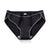 Women Sexy Solid Color Briefs Vertical Thread Exquisite Soft Middle Waist Briefs Sweet Stretch Panties