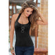 Women Sexy T Shirts Cheap o Neck Sleeveless Backless T-Shirts Casual Blusas Splice See Through Slim Top Plus Size