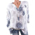 Women Shirts And Blouses Summer Spring Casual Print V-neck Chiffon Blouse Women Top Camisa Feminina Long Sleeve Ladies Blouses