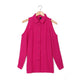 Women Shirts Autumn Casual Elegant Off Shoulder Chiffon Blouse Women Top Camisa Feminina Long Sleeve Black Ladies Blouses
