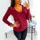 Women Shirts Autumn Tops For Women 2019 Casual Sexy V-neck Blouse Women Top And Blouses Blusa Feminina Long Sleeve Blouse