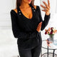 Women Shirts Autumn Tops For Women 2019 Casual Sexy V-neck Blouse Women Top And Blouses Blusa Feminina Long Sleeve Blouse