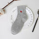 Women Size New Cotton Short Socks Killer Cupid Moustache Milk Cola Leon Clover Love Smile Face
