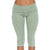 Women Skinny Running Sports Calf-length Side Pocket Leggings Compression Peach Hip Tight Slim Fitness Strechy Solid Pure Color