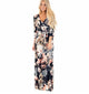 Women Summer Floral Print Maxi Dress Boho Style Long Beach Dress Evening Party Long Bandage Bodycon Dress Plus Size Vestidos