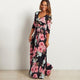 Women Summer Floral Print Maxi Dress Boho Style Long Beach Dress Evening Party Long Bandage Bodycon Dress Plus Size Vestidos