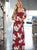 Women Summer Floral Print Maxi Dress Boho Style Long Beach Dress Evening Party Long Bandage Bodycon Dress Plus Size Vestidos