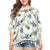 Women Swimsuit Beach Cover Up Shirt Plus Size Bathing Suit Pinted Blouse Summer Beach Dress Loose Beachwear  W30417