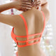 Women Thin Backless Bra Fitness Stretch Bra Racerback Seamless Padded Padded Vest Bra Bras Crop Tops