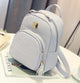 Women backpack leather school bags for teenager girls stone sequined female preppy style small backpack