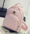 Women backpack leather school bags for teenager girls stone sequined female preppy style small backpack