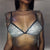 Women's Fishnet Rhinestone Crop Top 2019 Summer Sexy Mesh High Elastic Black White Shirt Net See Through Rave Diamond Tank Top