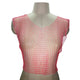 Women's Fishnet Rhinestone Crop Top 2019 Summer Sexy Mesh High Elastic Black White Shirt Net See Through Rave Diamond Tank Top