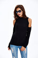 Women's Off Shoulder Turtleneck Knitted Sweater Autumn 2018 Fashion Pullover Jumpers Winter Causal White Black Pink Lady Clothes