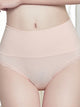 Women's Seamless Elastic Lace Panties  Butt Lifting Waist Controlling High Waist Female Briefs Ladies' Underpants 5 Colors